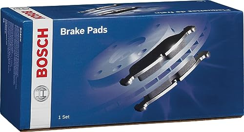 BOSCH BE52H Blue Semi-Metallic Disc Brake Pad Set with Hardware - Compatible with Select 1968-96 Buick, Cadillac, Chevrolet, GMC, Jeep, Oldsmobile and Pontiac Cars, Suvs, Trucks and Vans; FRONT