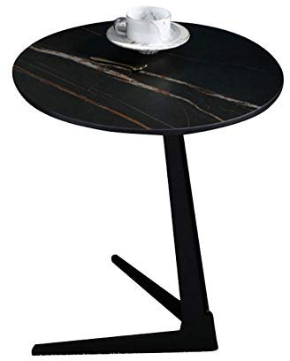 CGF- High Stool Beistelltische Beistelltisch Nachttisch | Couchtisch | Lagerregal | Robuste Akzentmöbel in Betonoptik mit Metallrahmen (weiß und schwarz) 16 Zoll und 20 Zoll