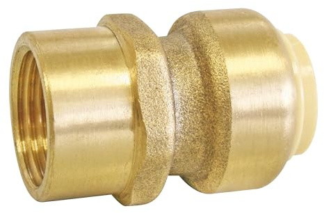 SOMATHERM FOR YOU 3540730013996 uttagslist PushFit 18-3/4 mässingskoppling för kopparrör eller PEX eller flerskikts Ø18 Clip-Female 20/27, ingen