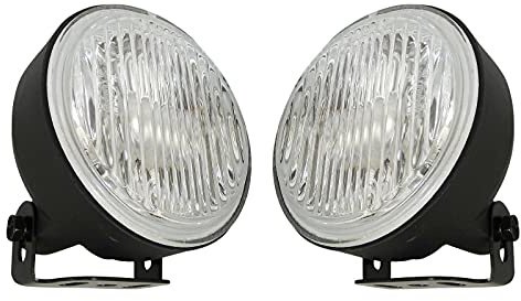 J/J 2 Phares Anti-Brouillard Universels Voiture Moto Van Camper VTT 4x4 12V 55W Rond 10cm Marque E4