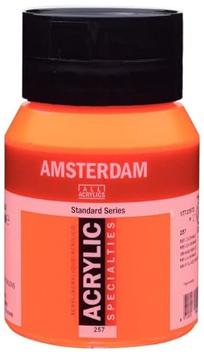 PAINT IT EASY NEU Amsterdam Acrylfarbe 500ml, Reflexorange