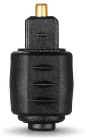 innov8 Toslink - Adattatore audio ottico da maschio digitale a jack femmina da 3,5 mm