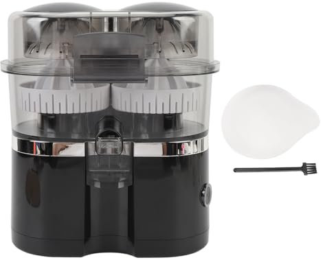 Exprimidor Eléctrico de Cítricos de Doble Cabezal, Extractor de Exprimidor Eléctrico de 15000 RPM para Naranja, Limón, Kiwi, Uva, Pomelo, Máquina Exprimidora Portátil, Fácil de