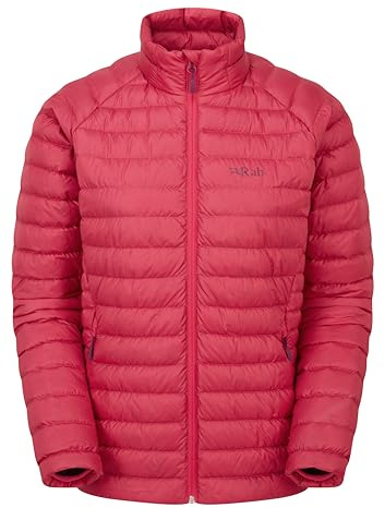 Rab Women's Microlight Jacket - Down Insulated Coat for Trekking, Climbing, & Skiing - Watermelon - XX-Large