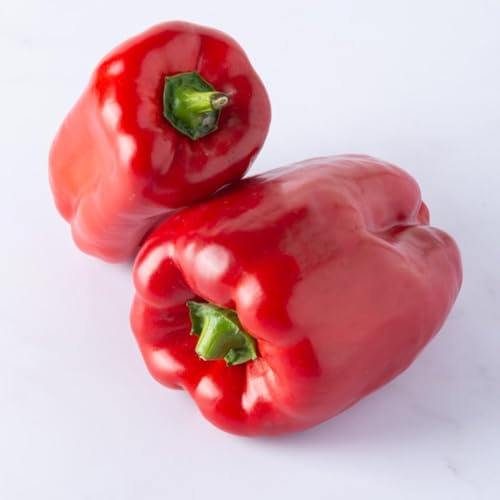 Peperoni Rossi Freschi - Naturali e Croccanti. Verdura Fresca (500GR)