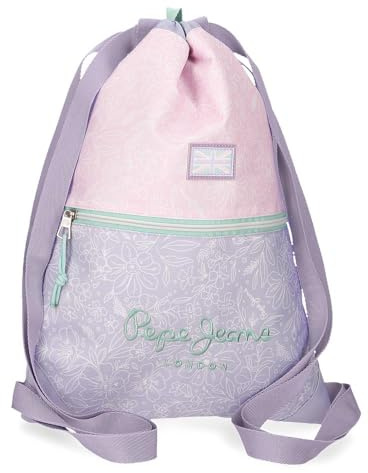 Pepe Jeans Renata mochila Saco, Morado, 35x46 cms