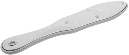 POPETPOP Eliminador De Callos Ovalado Inoxidable Removedor De Callos Escofina Para Pies De Pedicura Dorada Para Pies