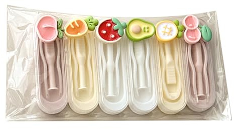 CHAKAE 6 Establecer Lentes De Contacto De Dibujos Animados Aplicadores Accesorios Herramientas Removedor Con Diseño Higiénico Para Manejo Seguro Uso Viajes Lentes Contacto Aplicador Y Removedor