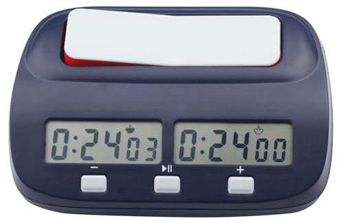 Orologi da scacchi Professione Tabellone digitale portatile Competizione Conto alla rovescia Giochi con conto alla rovescia Sveglia elettronica Timer orologio da scacchi Conto alla rovescia digitale