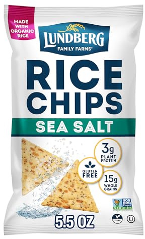 Lundberg, Rice Chips, Sea Salt, 6 oz (170 g)