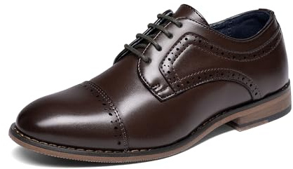 Bruno Marc Pojkar klassiska Oxfords kostymskor barn fritidsskor barnskor, Mörkbrun, 30 EU