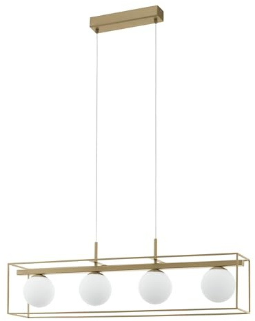 Eglo Vallaspra Pendant Lamp, 4-Light Hanging Lamp