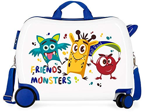 Roll Road Little Me Maleta Infantil Multicolor 50x38x20 cms Rígida ABS Cierre combinación 34L 2,1Kgs 4 Ruedas Equipaje de Mano