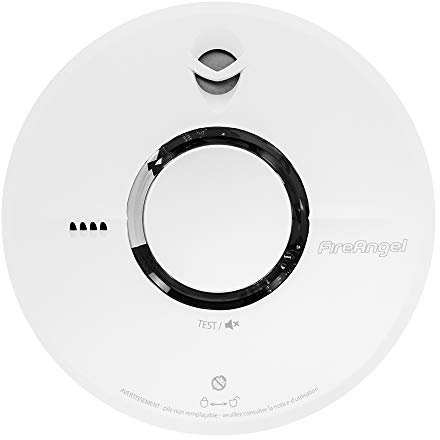 Fireangel ST-622-FRT Détecteur de Fumée Thermoptek Autonomie et Garantie 10 Ans NF