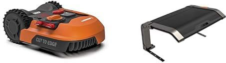 Worx Landroid M WR142E Mähroboter/Akkurasenmäher für Gärten bis 700 qm/Selbstfahrender Rasenmäher für einen ordentlichen Rasenschnitt+ Landroid 700 Garage