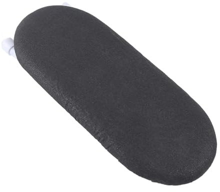 Folpus Tabla de Planchar de Mesa, Tabla de Planchar pequeña, Tabla de Planchar de encimera con Patas Plegables, para lavandería, Apartamentos, Viajes, hogar, Negro Plata