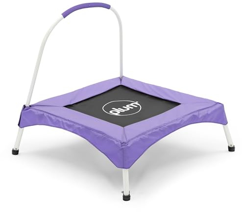 Plum Play Junior Bouncer My First Trampoline with Handle (Purple)