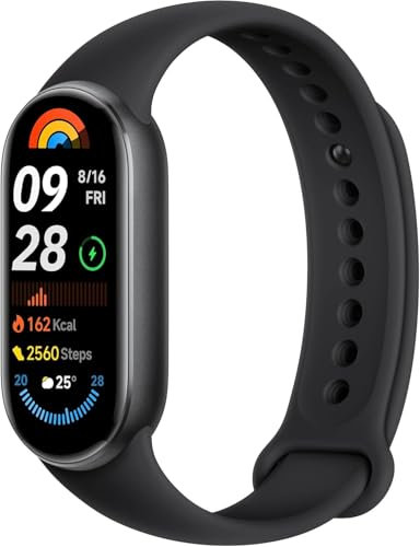 Xiaomi Smart Band 9 versione globale (2024) Display Amoled da 1,6 pollici | Batteria da 233 mAh | fino a 21 giorni di durata della batteria | Oltre 150 modalità di allenamento | BT 5.4 | Resistente