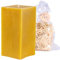 BeesWax World velas de cera de abeja 100% natural, cubos hechos a mano en 4 tamaños, sin humo y durables, idea de regalo