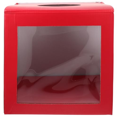 NUOBESTY Scatola Della Lotteria Cubica 9.84X9.84X9.84In Contenitore Multifunzionale Per Giochi Donazioni E Eventi Box Sicuro E Riutilizzabile Per Biglietti E Raccolte