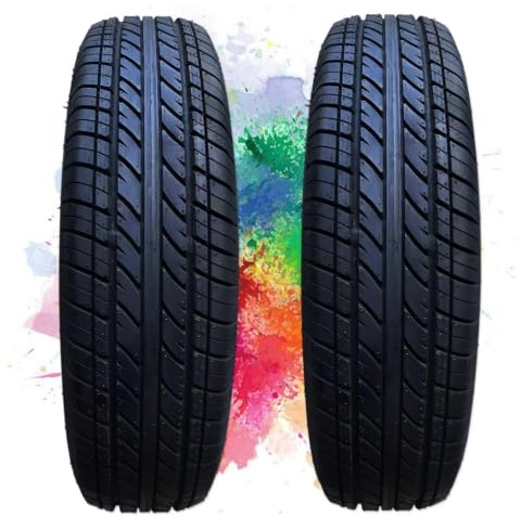 2PC 135/70R13 All-Season Tires | 135 70R13 68Q Black Sidewall