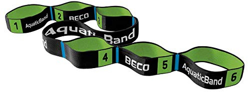 Beco AquaticBand mit Schlaufen Widerstand Training Aqua Fitness 80cm lang grün