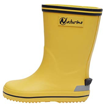 Naturino Stivali da pioggia, Giallo 27