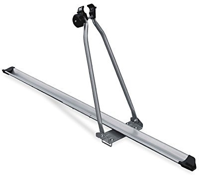 Menabo Portabicicletas de techo Top Bike, Rack para Coche, Montaje fácil a presión, Acero aleado, 15.0 kilograms, Gris