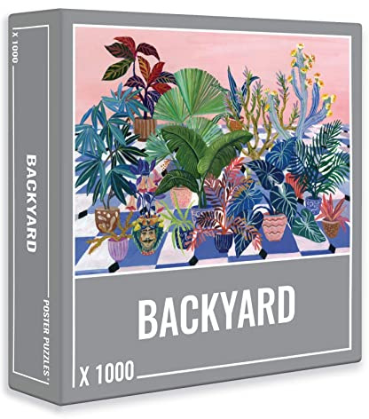 Puzzle Backyard de Cloudberries - Puzzle Cool de 1000 pièces pour Les Adultes avec Une Ambiance de Jardin décontractée, foisonnant de Belles Fleurs !