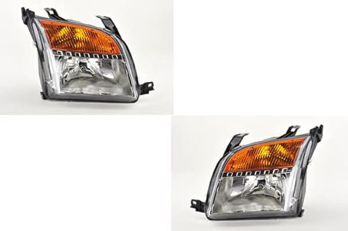 Johns Fari anteriori per Ford Fusion 10/2005-12/12 H4 Set destro e sinistro
