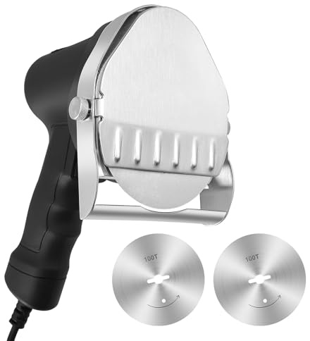 Mekturm Electric Kebab Slicer, 120W Handheld Electric Kebab Meat Slicer, Adjustable Cutting Thickness with 0-12mm, Cutting Width 12cm, Kebap Shawarma Cutter Machine for Roast Meat Shops, Restaurants