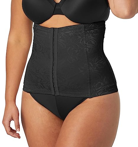 Maidenform formkläder för kvinnor midjetränare cinchers, svart (svart), S