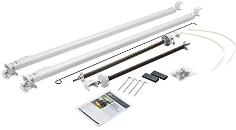 Solera 68-81 Standard White Classic Universal RV Awning Arms and Hardware Kit, Compatible with Dometic and Carefree Awnings - 434718
