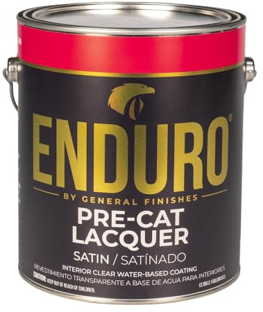 General Finishes Enduro Pre-Cat Lacquer, 1 Gallon, Satin