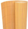 vidaXL Gartenzaun Doppelseitig Sichtschutzzaun Windschutz Sichtschutzmatte Sichtschutz Zaun Balkon Garten Terrasse PVC 90x300cm Gelb