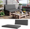 Vicco Palettenkissen Set, Anthrazit, 120 x 80 cm 2 Teile