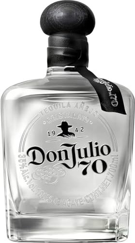 Don Julio 70 | Crystal Claro Añejo | premium gereifter Tequila aus Jalisco, Mexiko | 100 % blaue Agave | Jubiläumsedition | 35 % vol | Einzelflasche, 700 ml