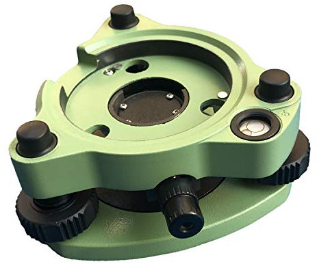 Tribrach with Optical Plummet，Tribrach Adapter with Optical Plummet Adapter for Surveyors' Tripod Surveying Adapter Tribrach for Tripod Mounting GPS