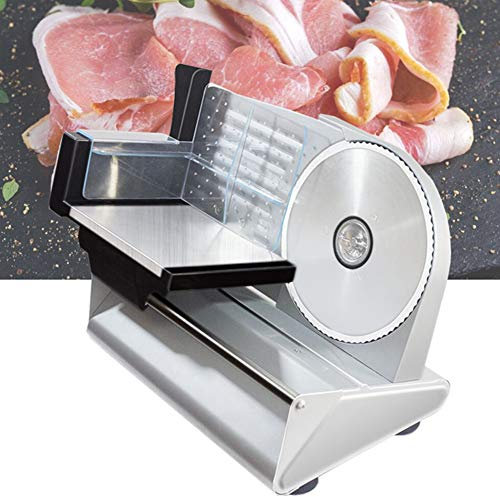 Rebanadora de carne eléctrica para el hogar de 200 vatios, cortadora de 220 v-240 v, cortadora manual semiautomática de pan, cordero, carne de res, verduras, fiambrería eléctrica