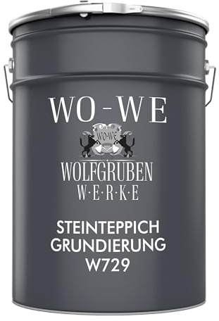 WO-WE Primaire pour Tapis de pierre - W729 Apprêt - Parfait adhérence - Revêtement de sol - 10 Kg