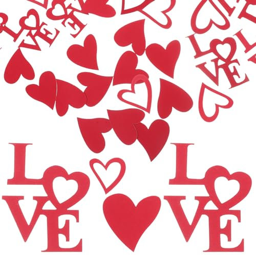 STOBAZA 100pezzi Confetti Per Matrimonio e Decorazioni Romantiche Per Anniversari e Feste Facili Da Spargere Materiale Di Carta Resistente e Perfetti Per Ogni Celebrazione
