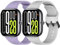 MIJOBS 2 Bracelets Compatible avec Xiaomi Smart Band 9 Pro et Xiaomi Redmi Watch 5 Bracelet en Silicone de Remplacement, Accessoires pour Smartwatch Sangle de Sport