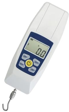 Medidor de fuerza digital, Dinamómetro medidor de fuerza de empuje y tracción, medidor de tensión, medidor de presión y empuje con unidades N/LB/Kg/Oz, estuche de almacenamiento portátil(5N)