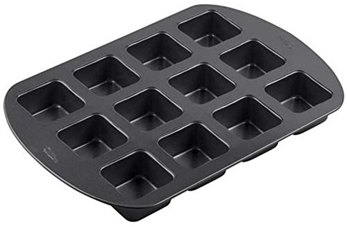 Wilton Brownie Bar Pan, 12-Cavity, Brownie Pan, Steel