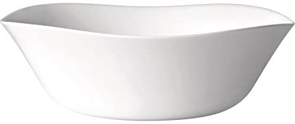 Ensaladera Bormioli Rocco 88001 Parma Opal, vidrio, blanco, 26 x 26 x 14 cm, 1 pieza
