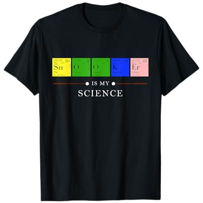 Snooker Is My Science Periodensystem Snookerspieler T-Shirt
