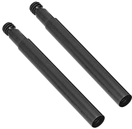 2 Stücke Fahrrad Ventil Extender Aluminiumlegierung Innenreifen Ventile Verlängerung (60mm)(schwarz) Ventilverlängerung Rennrad
