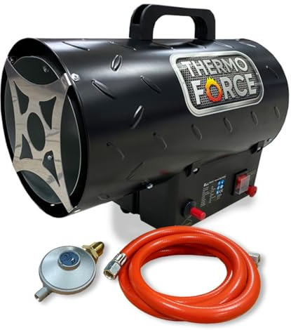 Autojack 15Kw Electric Propane Gas Heater Portable Space Heat Industrial Heating Area of 225m3 Powerful Workshop Garage Warmer