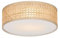 Qazqa tromma - Lampada da soffitto Orientale - 1 luce - Ø 30 cm - Legno - Orientale - Soggiorno I Camera da letto I Sala da Pranzo I Cucina