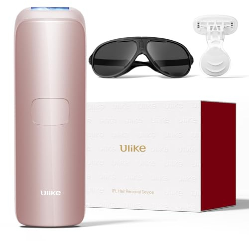 Ulike Laser Hair Removal for Women and Men, Air 3 Ice-Cooling IPL Device Hair Removal for Nearly Painless & Long-Lasting Results, 3 Modes & Auto Flashing for Fast Full Body Hair Removal from Home
